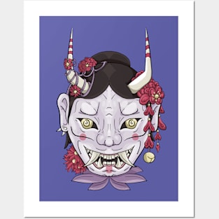 Hannya Mask Posters and Art